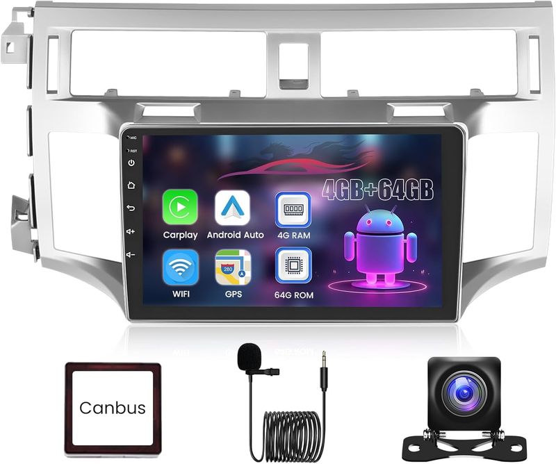 Toyota Avalon 2005–2010 Car Stereo 9" Touchscreen Wireless CarPlay Android Auto &amp; Backup Camera