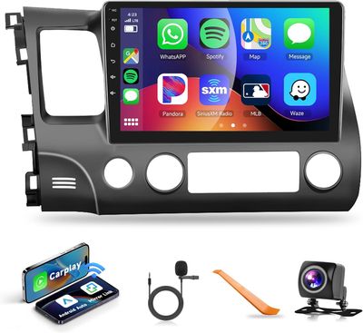 Honda Civic 2006–2011 Car Radio 10.1in Display With Bluetooth, Wi-Fi, GPS &amp; Backup Camera