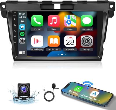 Mazda CX-7 2007-2014  Android Car Radio Upgrade with Bluetooth, Wi-Fi &amp; Backup Camera