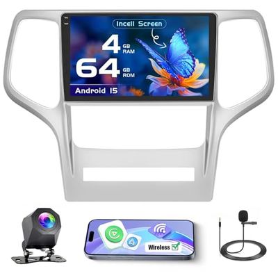 Jeep Grand Cherokee 2010-2013 4G+64G Android Car Stereo with Wireless CarPlay &amp; Backup Camera