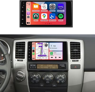Toyota 4Runner 2003-2009 Android Car Stereo 7 Inch HD Touchscreen with CarPlay &amp; Backup Camera