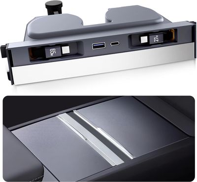 Tesla Model Y Juniper 2025–2026 USB Hub Center Console for Fast Charger