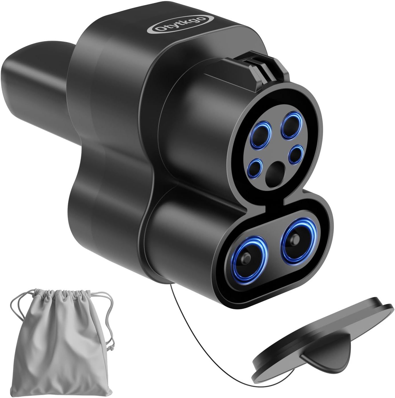 2 in 1 CCS1 &amp; J1772 to Tesla Adapter 250kW DC 80A AC Fast Charging Compatible with Model S 3 X Y