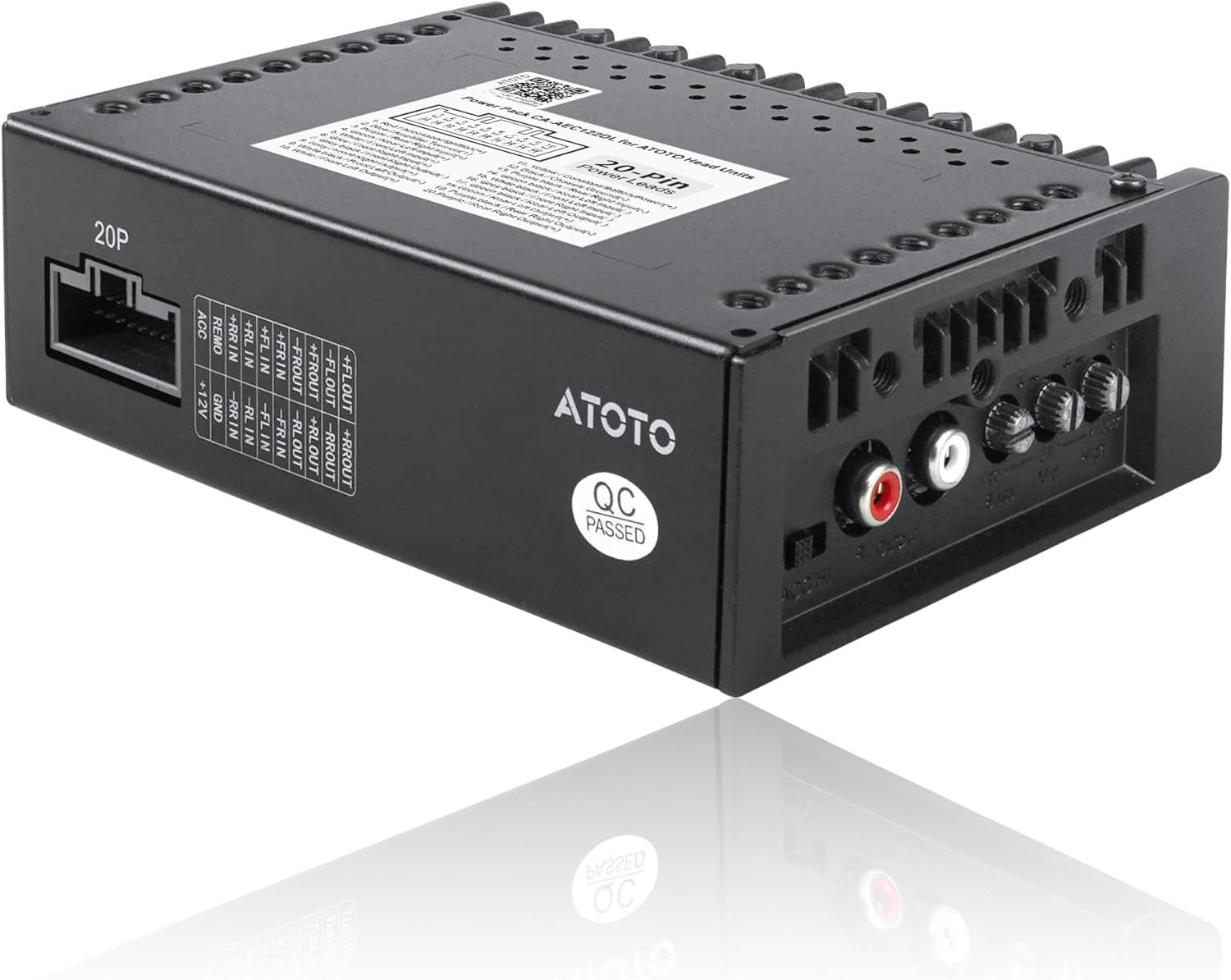4 Channel 4x60W RMS Car Amplifier Class D Compact High Efficiency