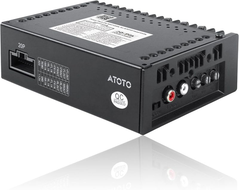 4 Channel 4x60W RMS Car Amplifier Class D Compact High Efficiency
