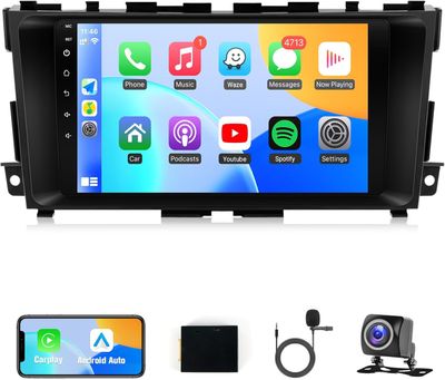 Nissan Altima 2013-2018 Touch Screen with Bluetooth, GPS, WiFi, Car Stereo 9 Inch &amp; Backup Camera