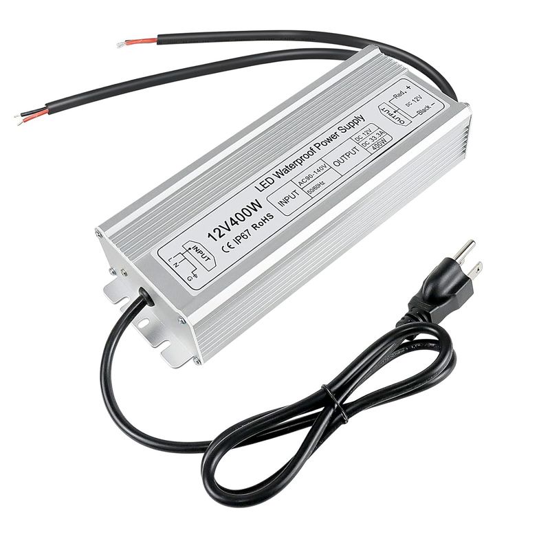 400W 12V Power Supply IP67 Waterproof LED Driver AC to DC Converter