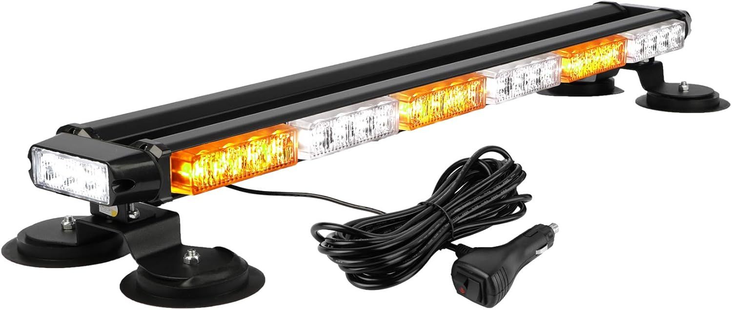 29.5 Inch LED Strobe Light Bar 54 LED Emergency Warning Light for Pickup &amp; Construction Vehicles