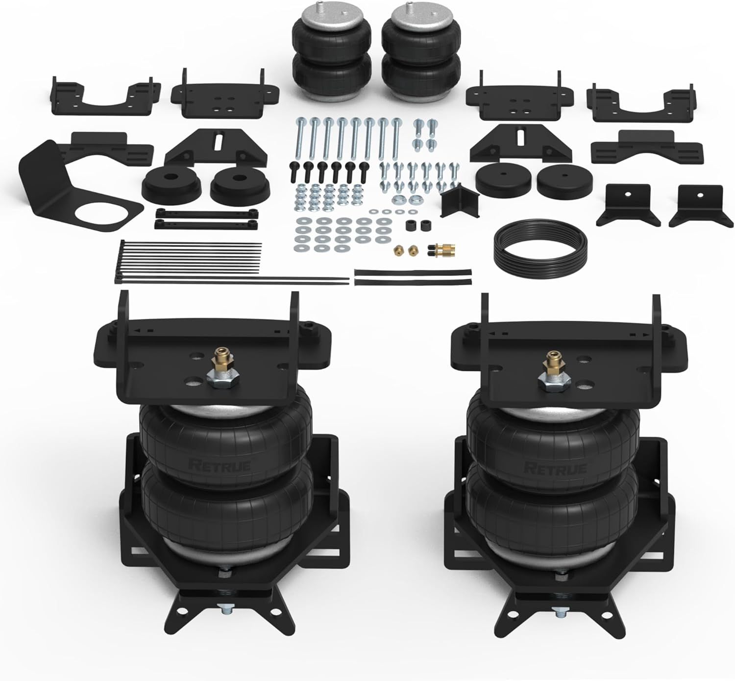 Ford F250 F350 F450 2017-2023 Rear Air Bag Load Leveling Suspension Kit 5000 Lbs