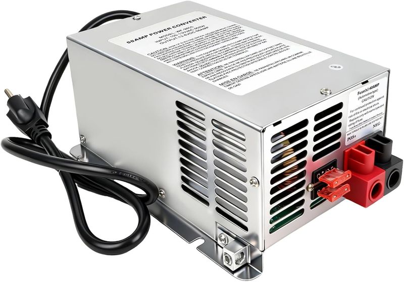 55 Amp RV Power Converter WF-9855 Compatible with 9800 Series Campers 55 Amp RV Power Converter WF-9855 Compatible with 9800 Series Campers