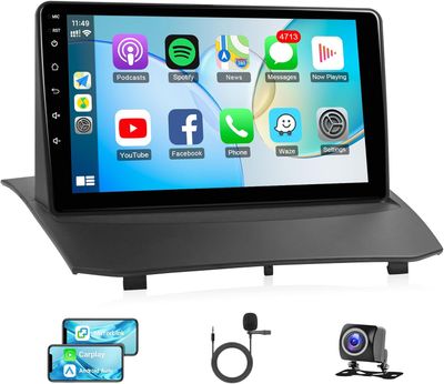 Ford Fiesta 2009-2014 Touch Screen 9 Inch Stereo with Android Auto, CarPlay, GPS &amp; Backup Camera