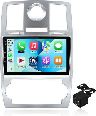 Chrysler 300C 2004-2011 HD Screen 9 Inch Stereo With Android Auto, CarPlay, GPS &amp; Backup Camera