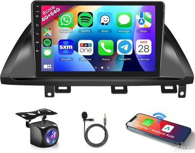 Honda Odyssey 2005-2010 Touch Screen 10.1 Inch Stereo with Android Auto, CarPlay &amp; Backup Camera