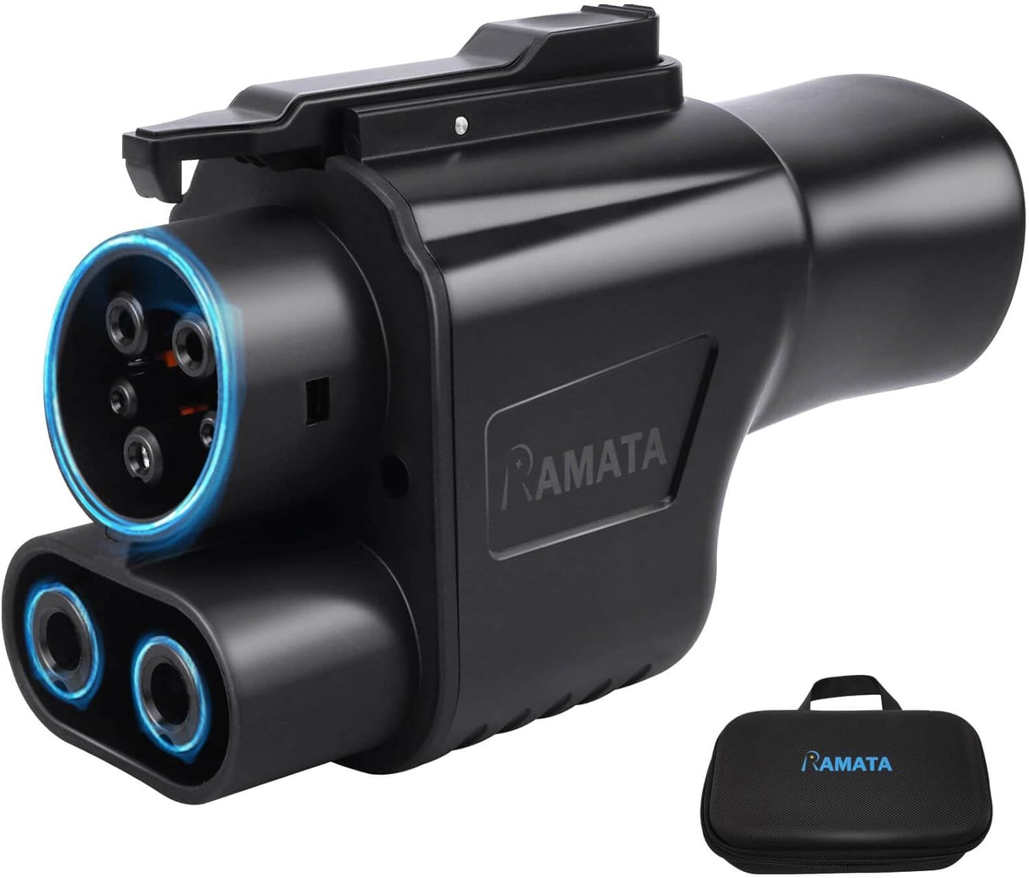 Tesla Supercharger Adapter NACS to CCS1 500A DC Fast Charging for EV Ford, Rivian, GM &amp; More