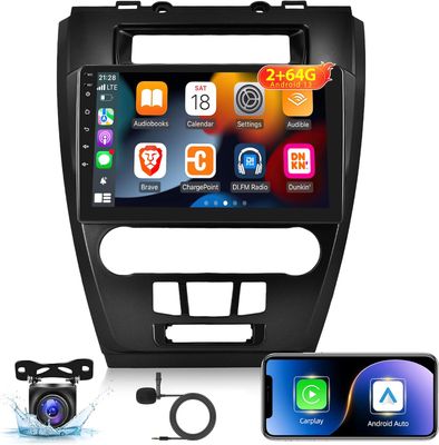 Ford Mustang 2009-2012 Touch Screen 10.1 Inch Stereo with CarPlay, GPS, Bluetooth &amp; Backup Camera