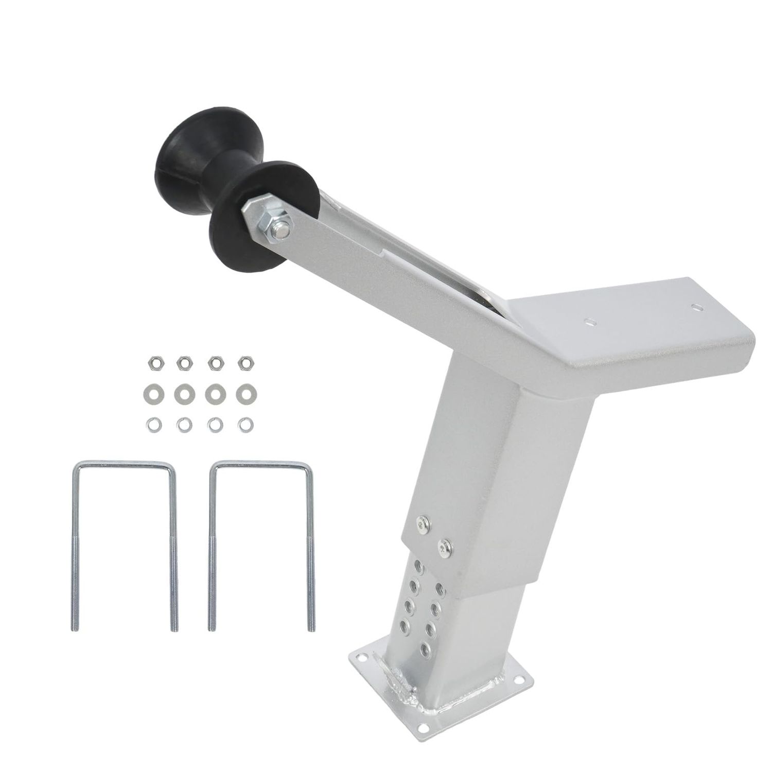 Boat Trailer Winch Post Adjustable 17.7-21.7 with Roller Strong Galvanized Steel Build