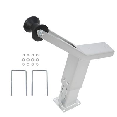 Boat Trailer Winch Post Adjustable 17.7-21.7 with Roller Strong Galvanized Steel Build
