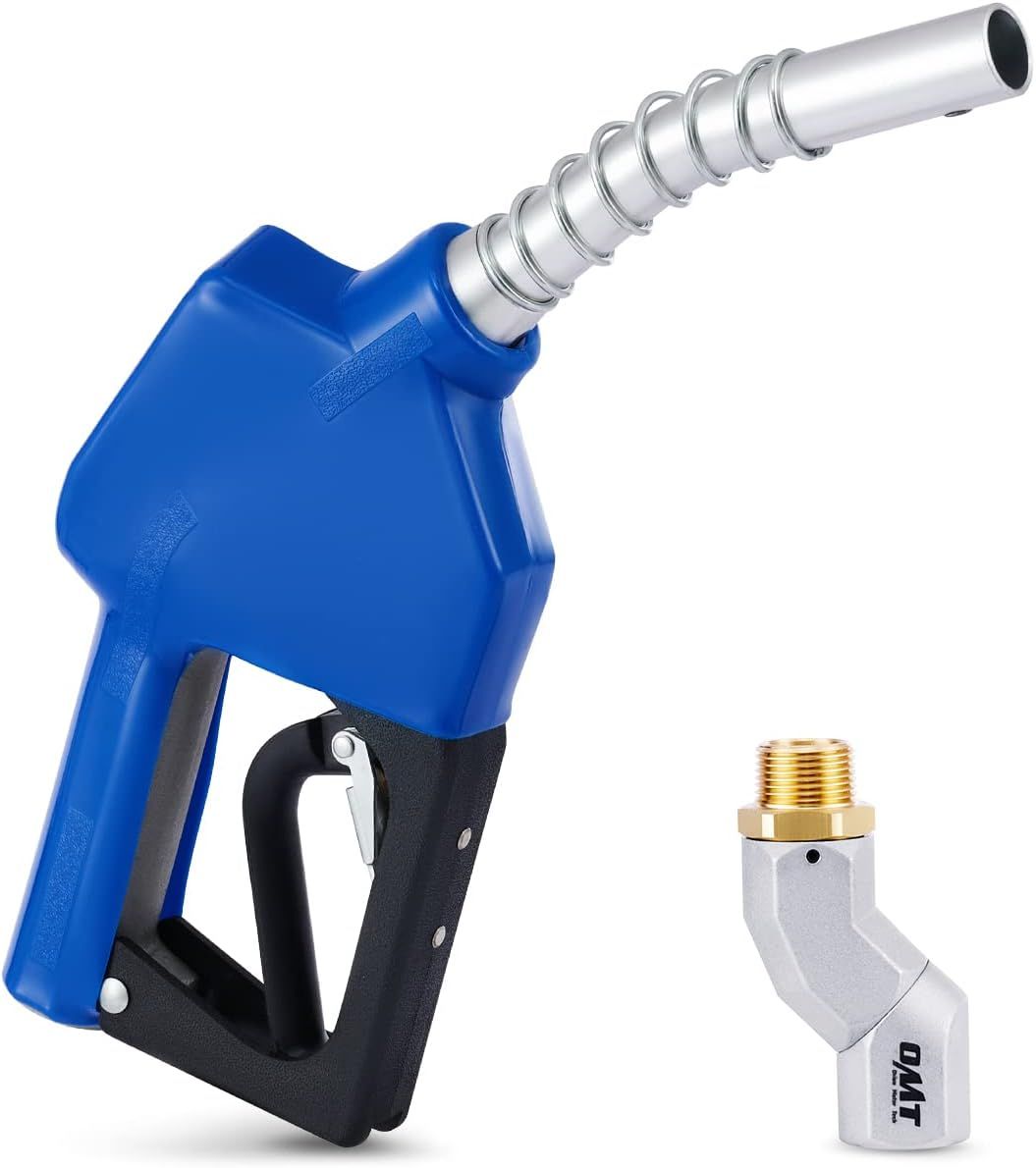 16GPM Fuel Nozzle 3/4 NPT Auto Shut Off 360 Swivel for Gas, Diesel, &amp; Kerosene Use
