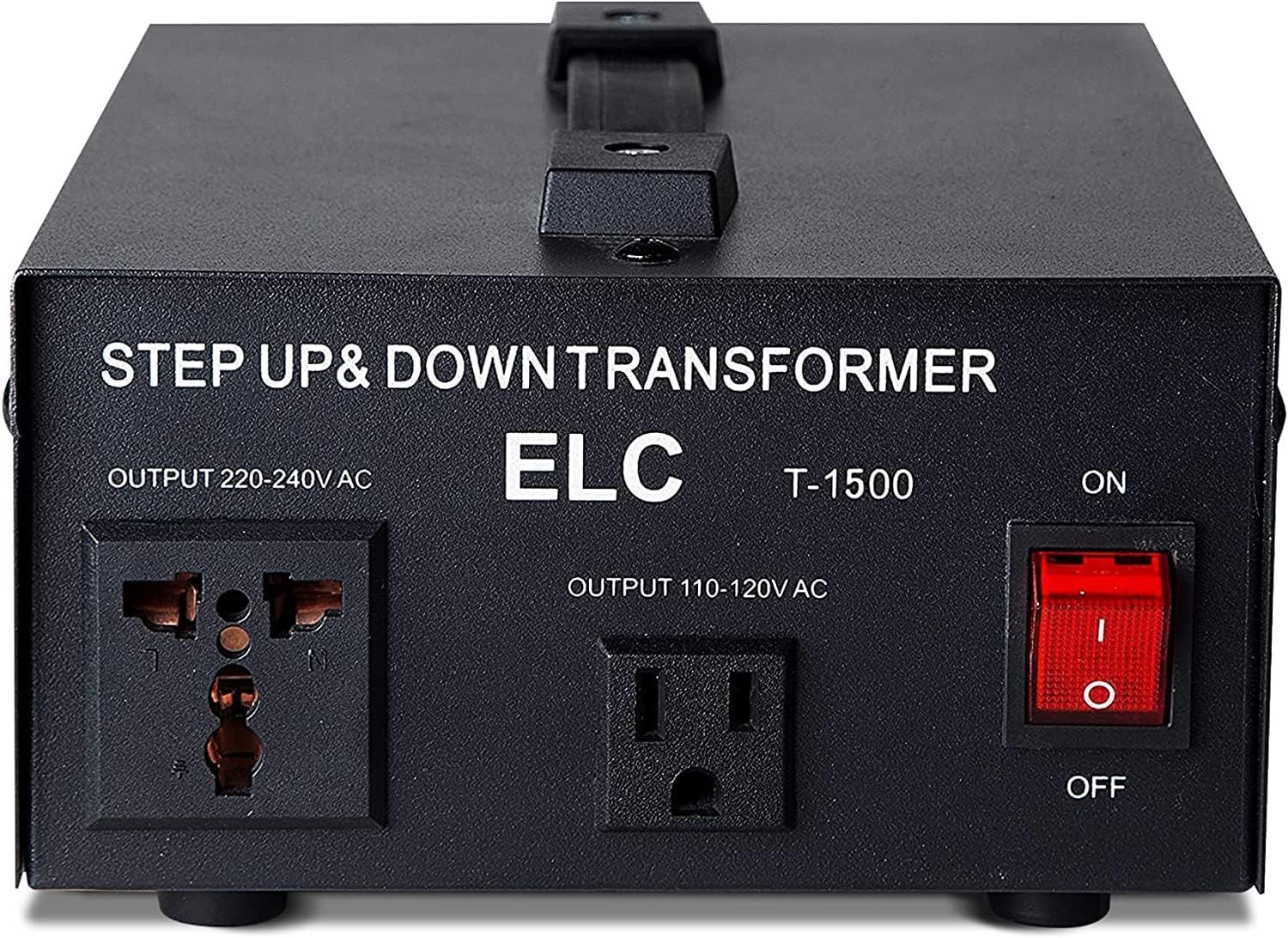 1500W Voltage Converter Step Up Down 110V to 220V Transformer Dual Power Adapter