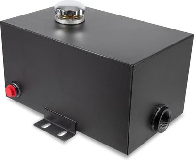 5 Gallon Hydraulic Fluid Reservoir Tank Steel with 1-1/2 Inlet and 3/4 Outlet with Mounting Feet