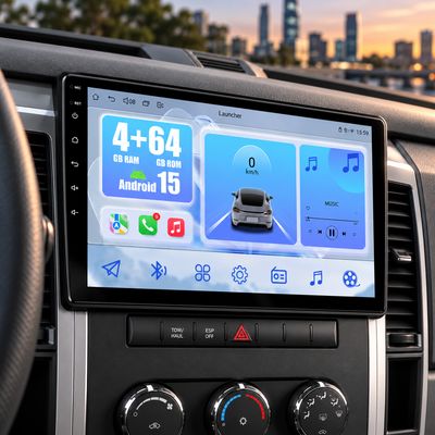 Dodge Ram 1500 2500 3500 2009-2012 Stereo 10" CarPlay, Android &amp; Backup Camera