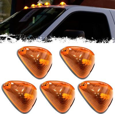 Ford F150 F250 F350 F450 F550 1999-2016 Amber Cab Roof Marker Lights 5PCS 10 LED Kit