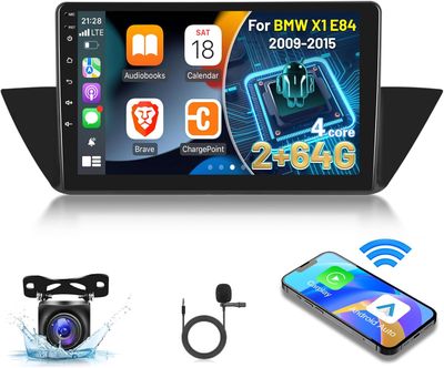 BMW X1 E84 2009-2015 Screen 10 inch Stereo With Wireless CarPlay, Android Auto, GPS &amp; Backup Camera