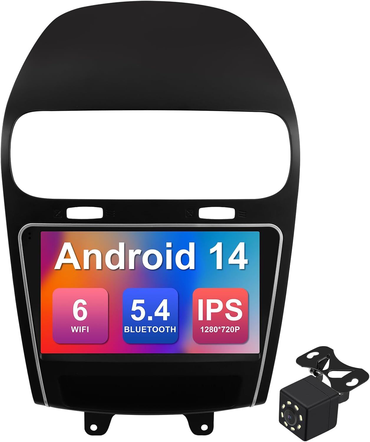 Dodge Journey 2011-2019 Screen 9 inch Stereo With Wireless CarPlay, Android Auto, GPS &amp; Backup Camera