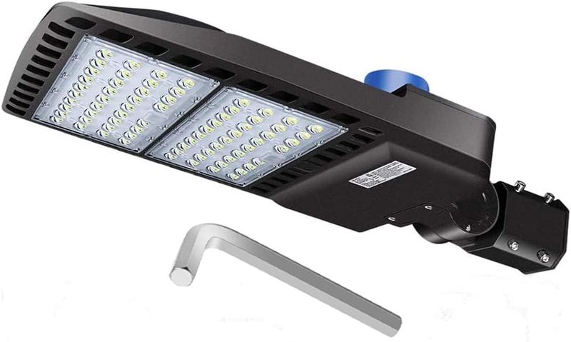 200W LED Parking Lot Flood Light 26000LM Dusk Dawn Shoebox Pole Light Waterproof