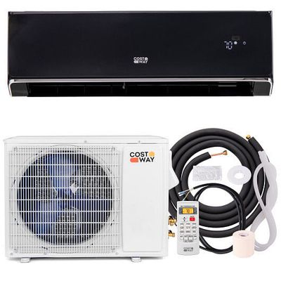 12000 BTU 22 SEER2 208-230V WIFI Enabled Mini Split Air Conditioner and Heater Black