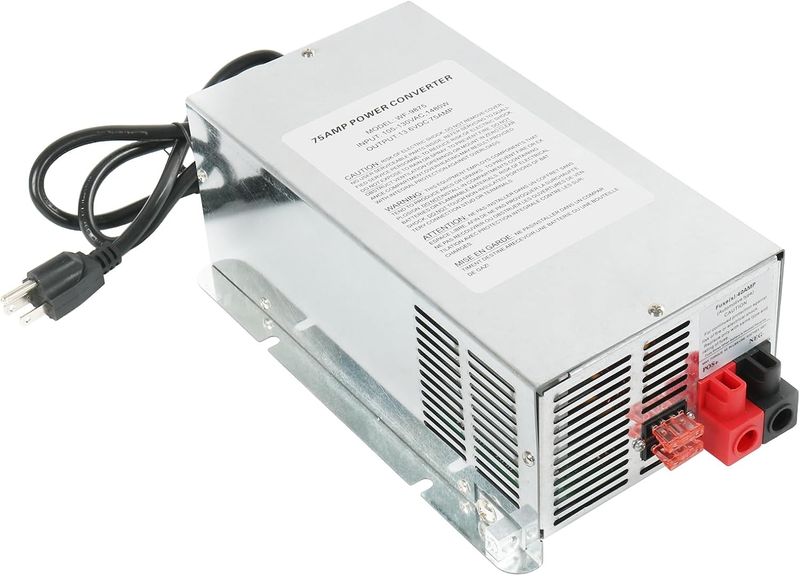75 Amp RV Power Converter Replacement for WF-9800 Series For Camper Trailer, Boat &amp; Rv