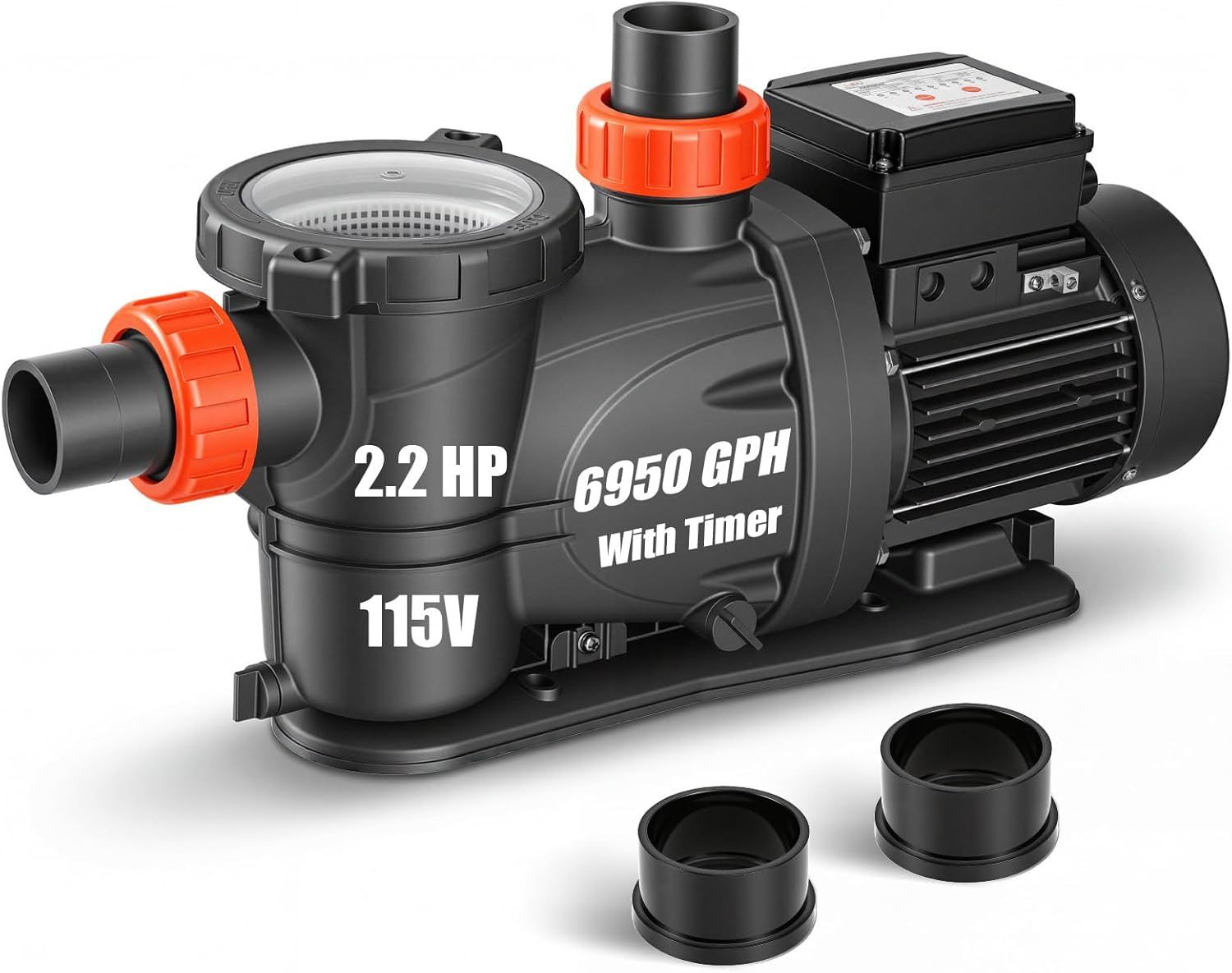 2.2 HP Pool Pump 115V High Flow Self Priming Inground And  Above Ground Pump