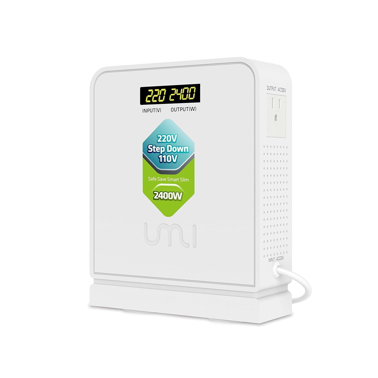 2400W Step/Down Voltage Converter 220V to 110V Power Converter