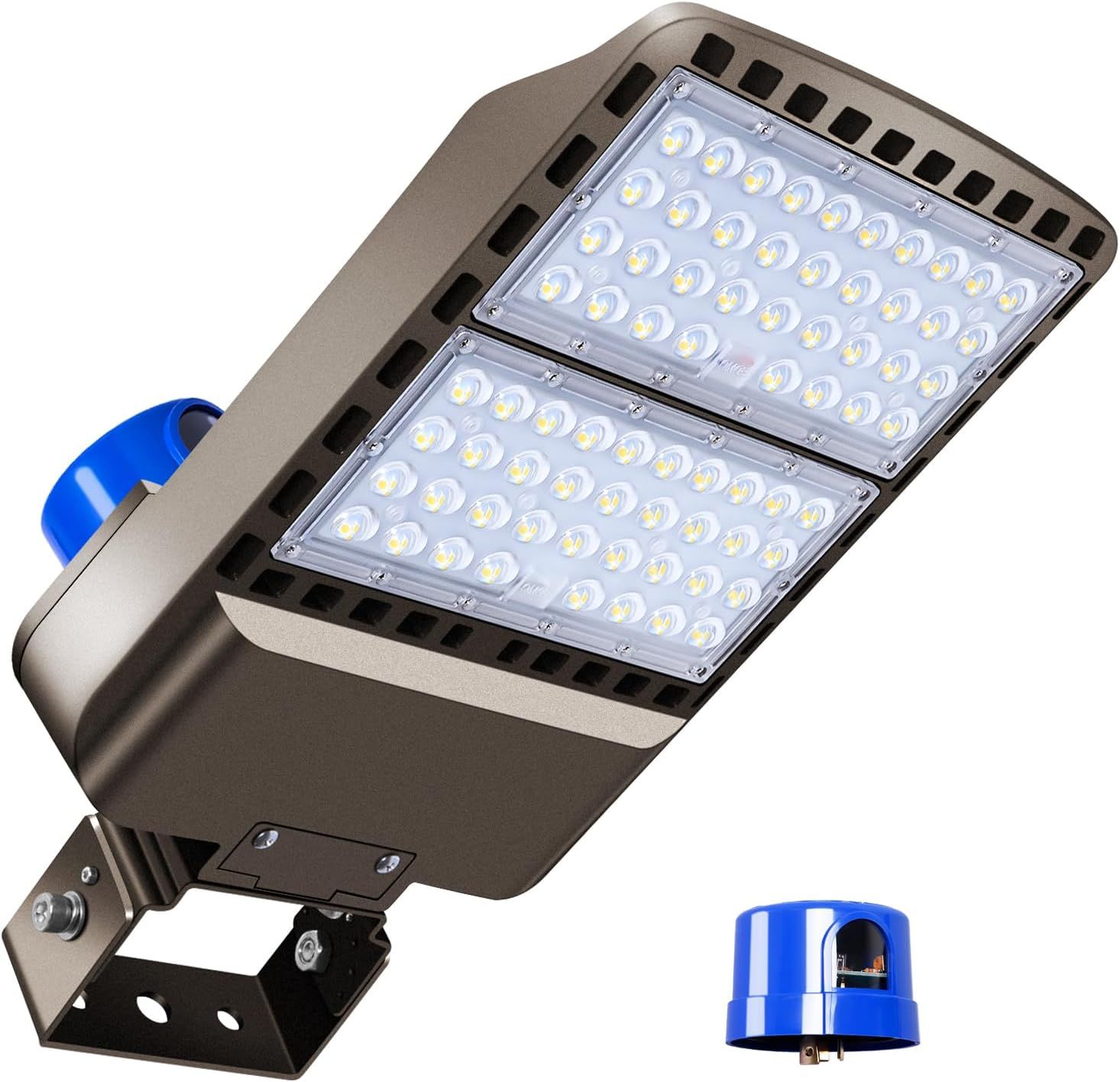 200W LED Parking Lot Flood Light 28000LM Dusk Dawn Floodlights Wall Light Waterproof