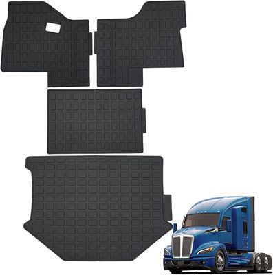 Kenworth &amp; Peterbilt All Weather TPE Floor Mats Heavy Duty Floor Liners