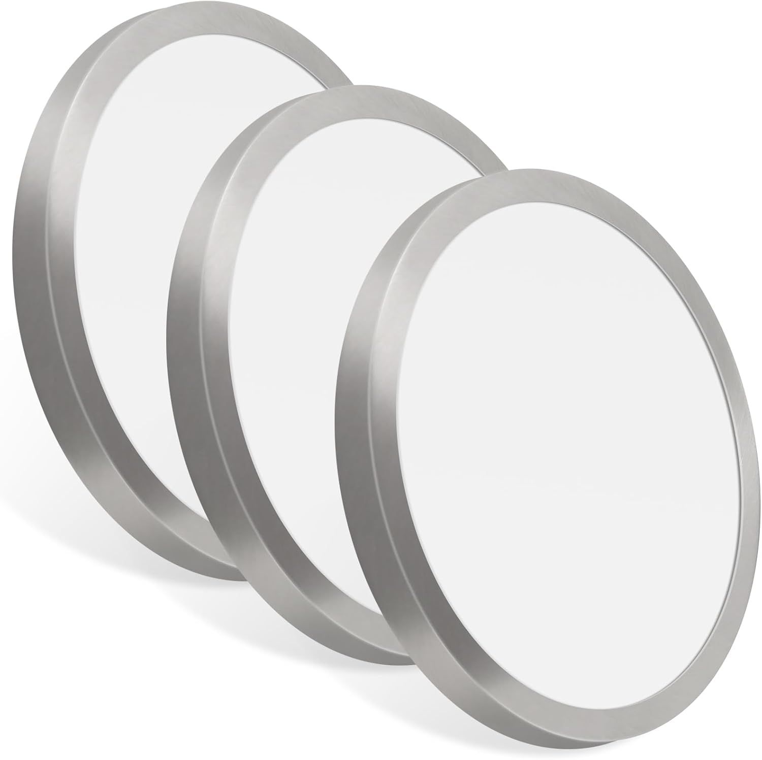 11 Inch LED Ceiling Lights 5CCT Selectable Flush Mount Brushed Nickel 3 Pack