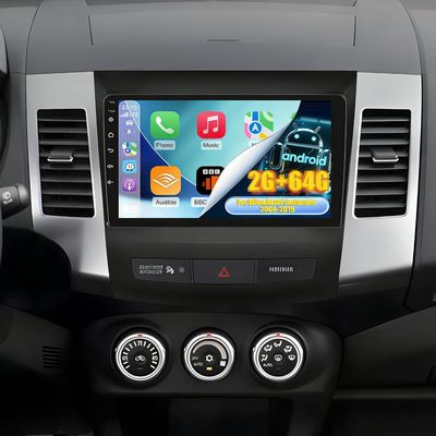 Mitsubishi Outlander 2008-2015 Screen 9 Inch Stereo with CarPlay, Android Auto, GPS &amp; Backup Camera