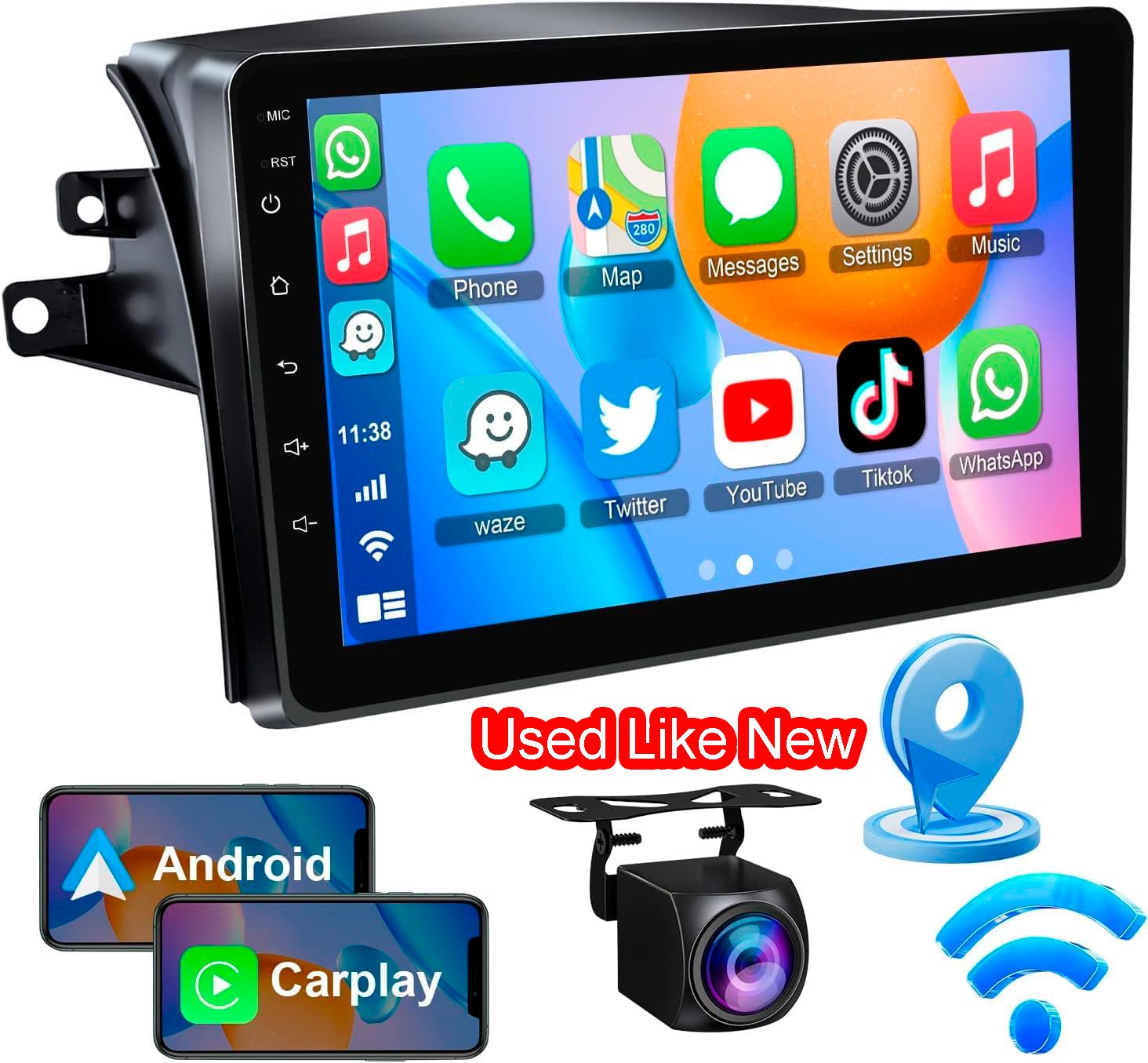 Toyota Sienna 2004-2010 Screen 9 Inch Stereo with, CarPlay, Android Auto, GPS &amp; Backup Camera