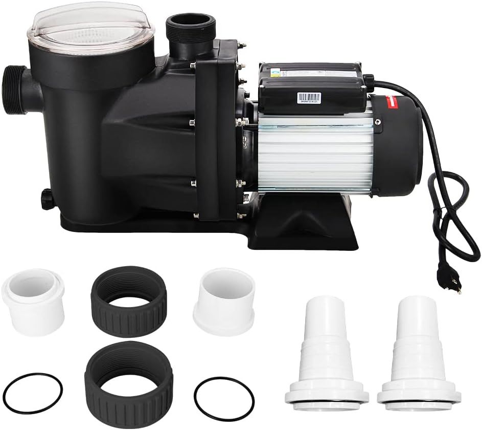 1.5HP-110V Pool Pump 7140 GPH High Flow for Inground and Above Ground Pools