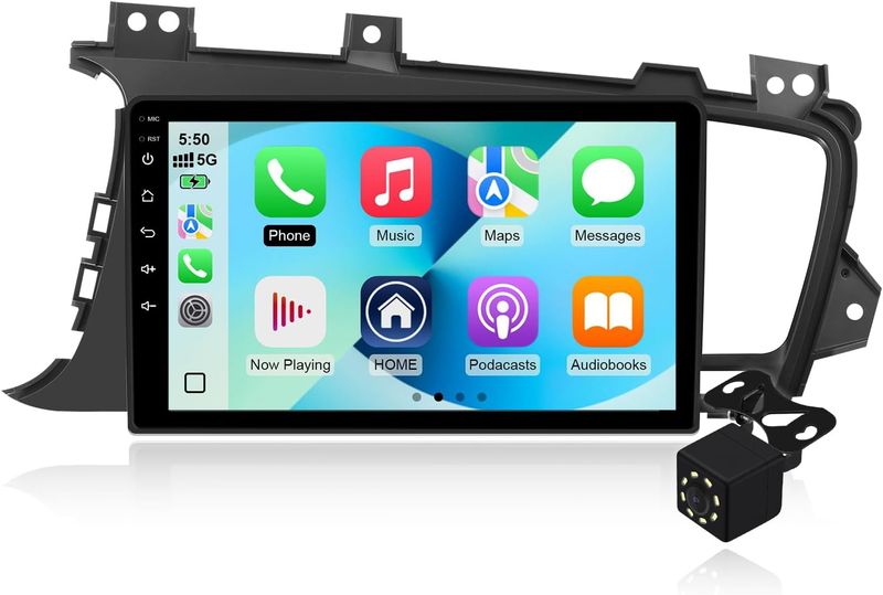 Kia Optima K5 2010-2013 Screen 9 Inch Stereo With CarPlay, Android Auto &amp; Backup Camera