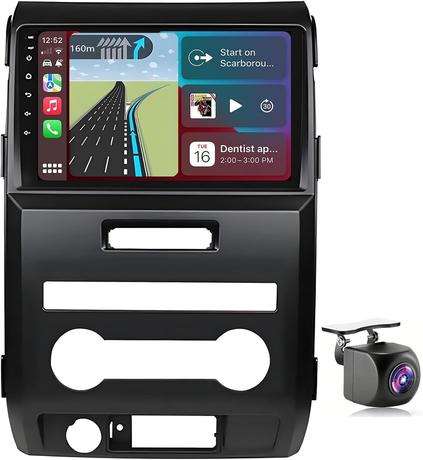 Ford F150 2009-2014 Screen 9 Inch Stereo With CarPlay, Android Auto, GPS &amp; Backup Camera