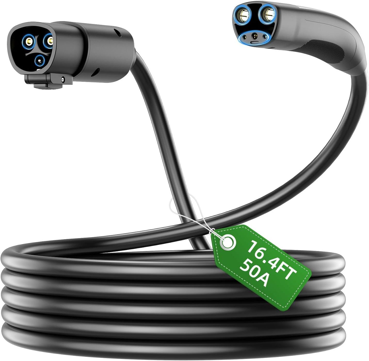 Tesla Charger Extension 16.4FT Cable 50A 240V Compatible with Model Y X 3 S
