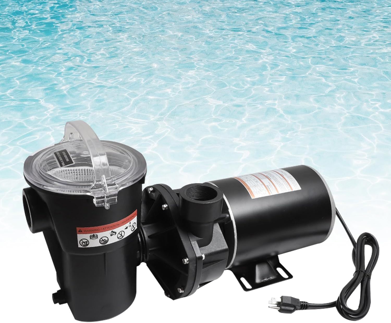1.5HP Pool Pump Motor 115V 3450 RPM Single Speed Above Ground Pool