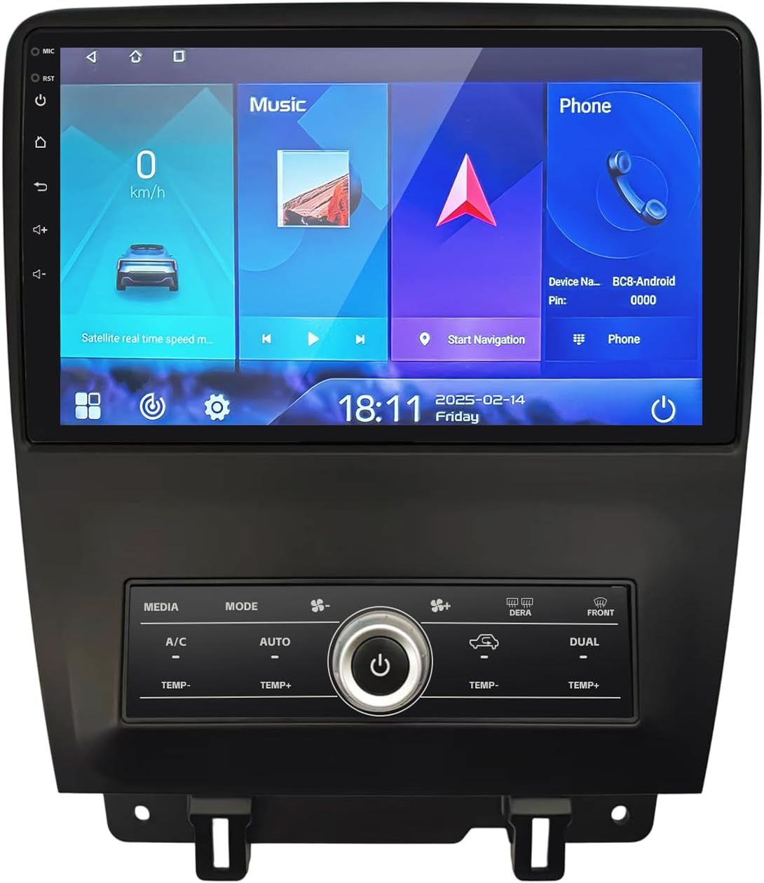 Ford Mustang 2010-2014 Screen 10 Inch Stereo with CarPlay, GPS &amp; Backup Camera