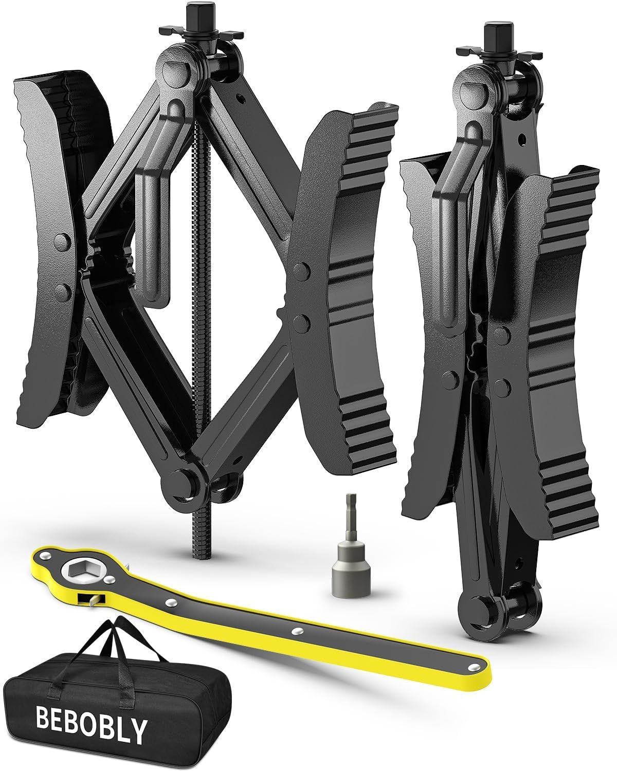 RV &amp; Camper Wheel Chock Stabilizer 2 Sets Heavy Duty X Chocks