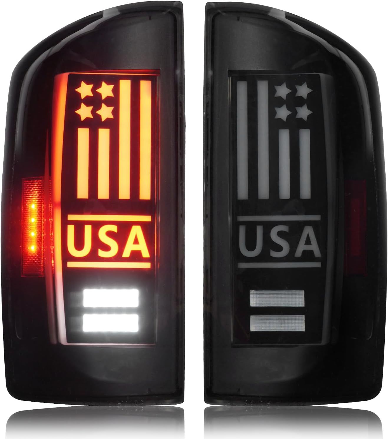 Dodge Ram 1500 2007-2008 &amp; Dodge Ram 2500 3500 2007-2009 LED Tail Lights