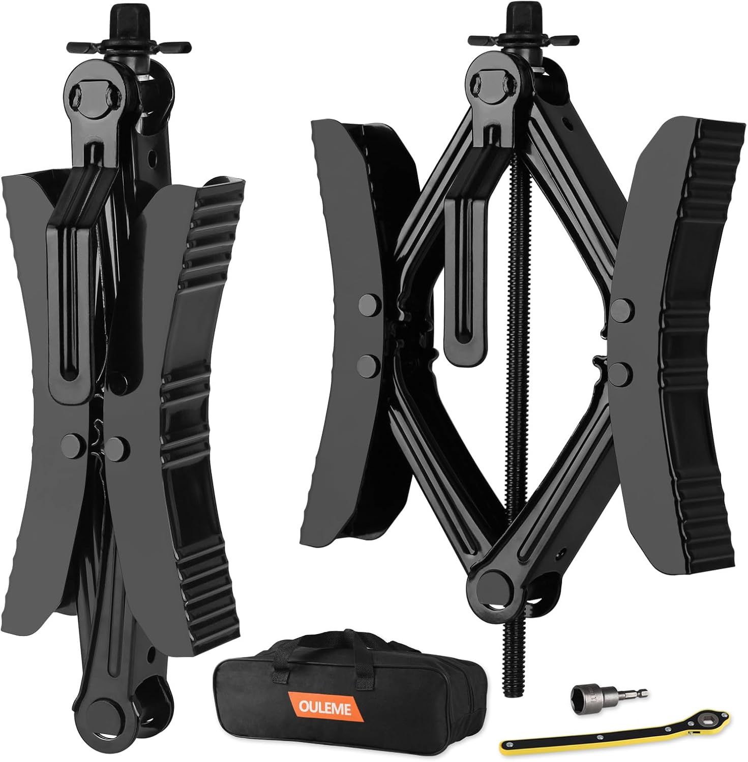 RV Dual Axle Wheel Chock Stabilizer 2 Pack