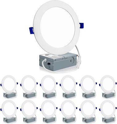 6 Inch Canless LED Recessed Lights 12 Pack