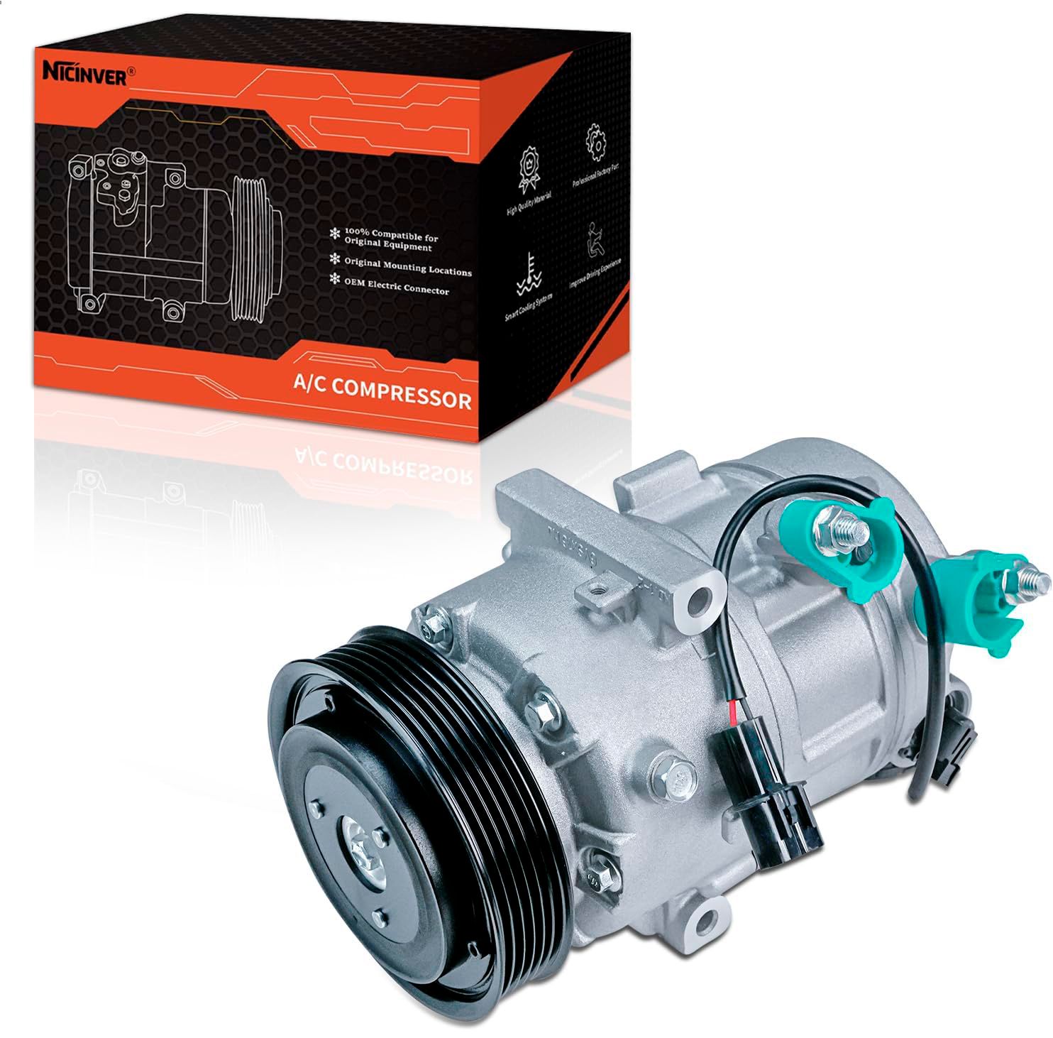 Hyundai Elantra 2014-2016 1.8L &amp; Kia Forte 2014-2016 1.8L A/C Compressor