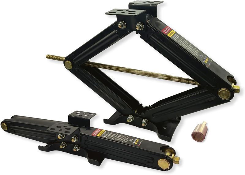 30 Inch RV Scissor Jacks 7,500lbs Set of 2 with Socket 30 Inch RV Scissor Jacks 7,500lbs Set of 2 with Socket